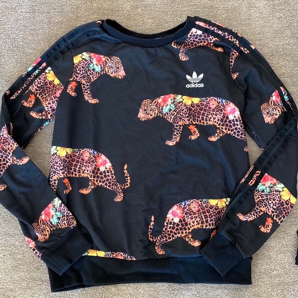 Adidas farm rio sweatshirt size UK 8